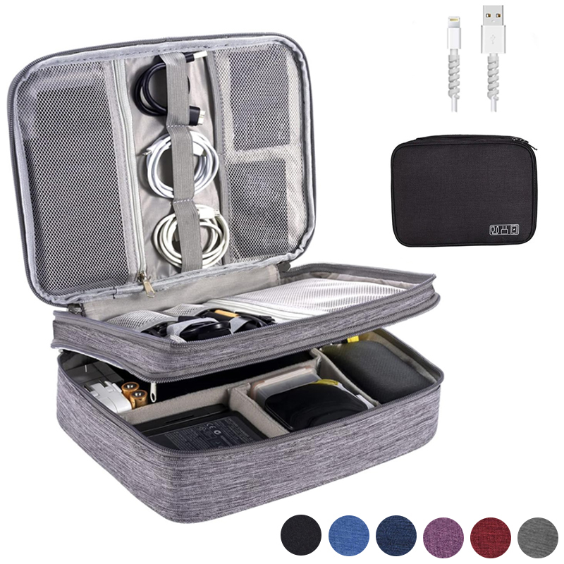 Electronics Gadgets Bag - حقيبة التخزين الرقمية المحمولة USB أداة