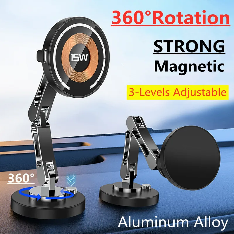 Magnetic Charging Cable - حامل شاحن لاسلكي مغناطيسي للسيارة ،