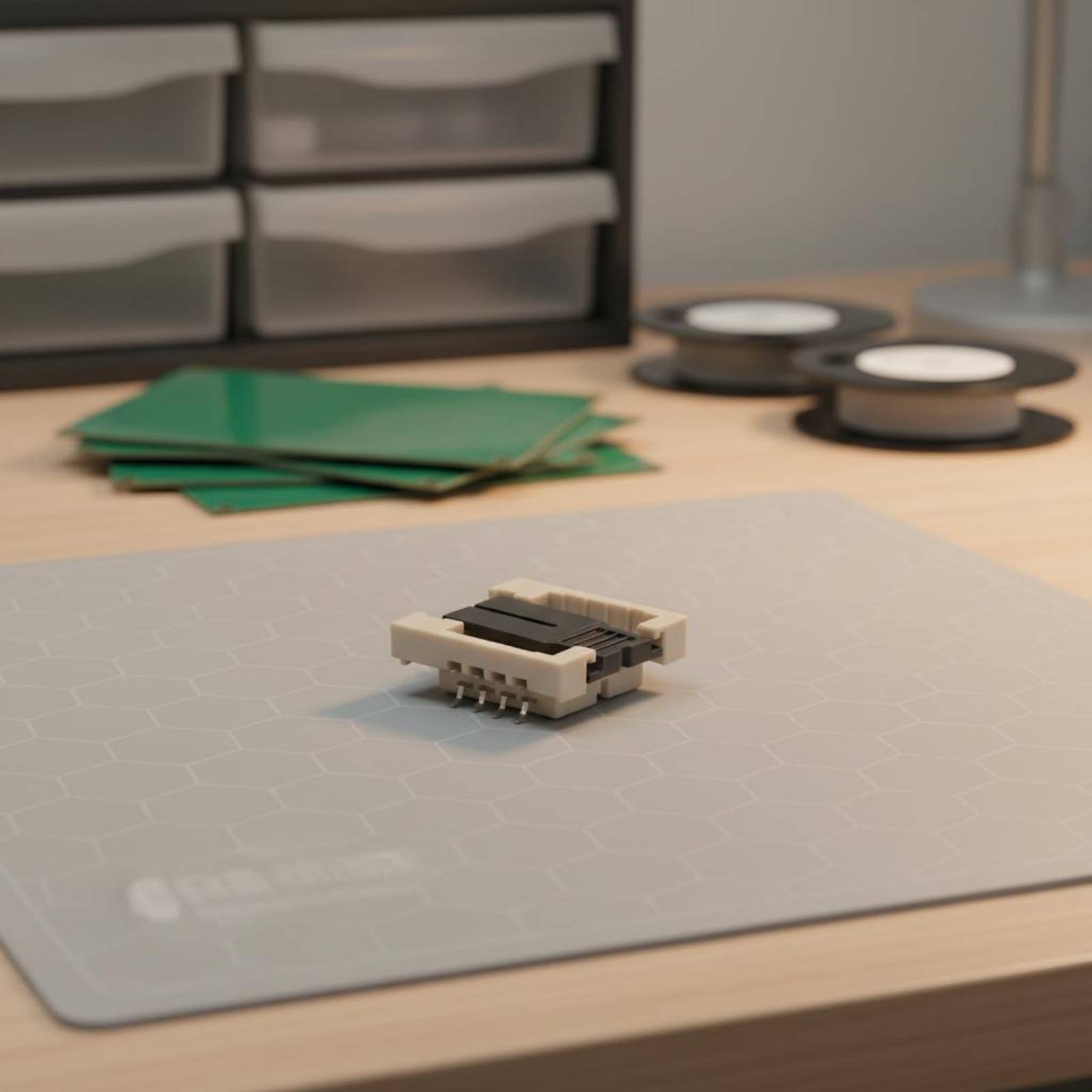 Electronics & Gadgets Icon - مقبس اختبار QFN8 مفصلي، مقبس توصيل