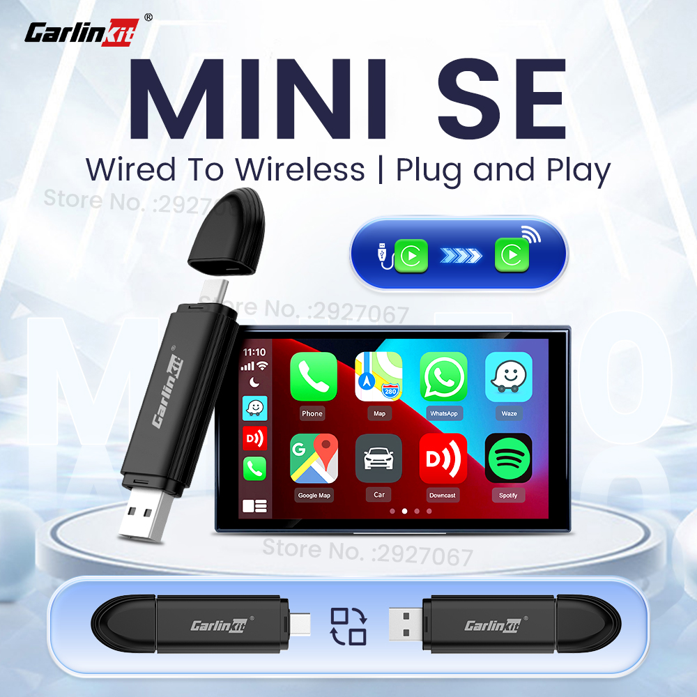 Mini Electronics Gadgets - CarlinKit MINI 5.0 Pro اللاسلكية CarPlay