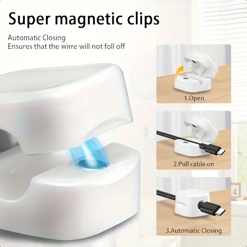 6/12/18 قطعة منظم الكابلات الم - مراجعة Magnetic Charging Cable وسعره
