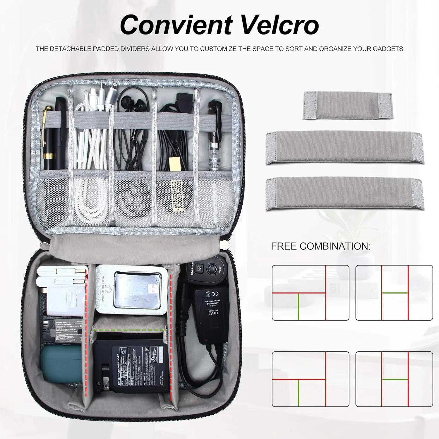 حقيبة التخزين الرقمية المحمولة - مراجعة Electronics Gadgets Bag وسعره