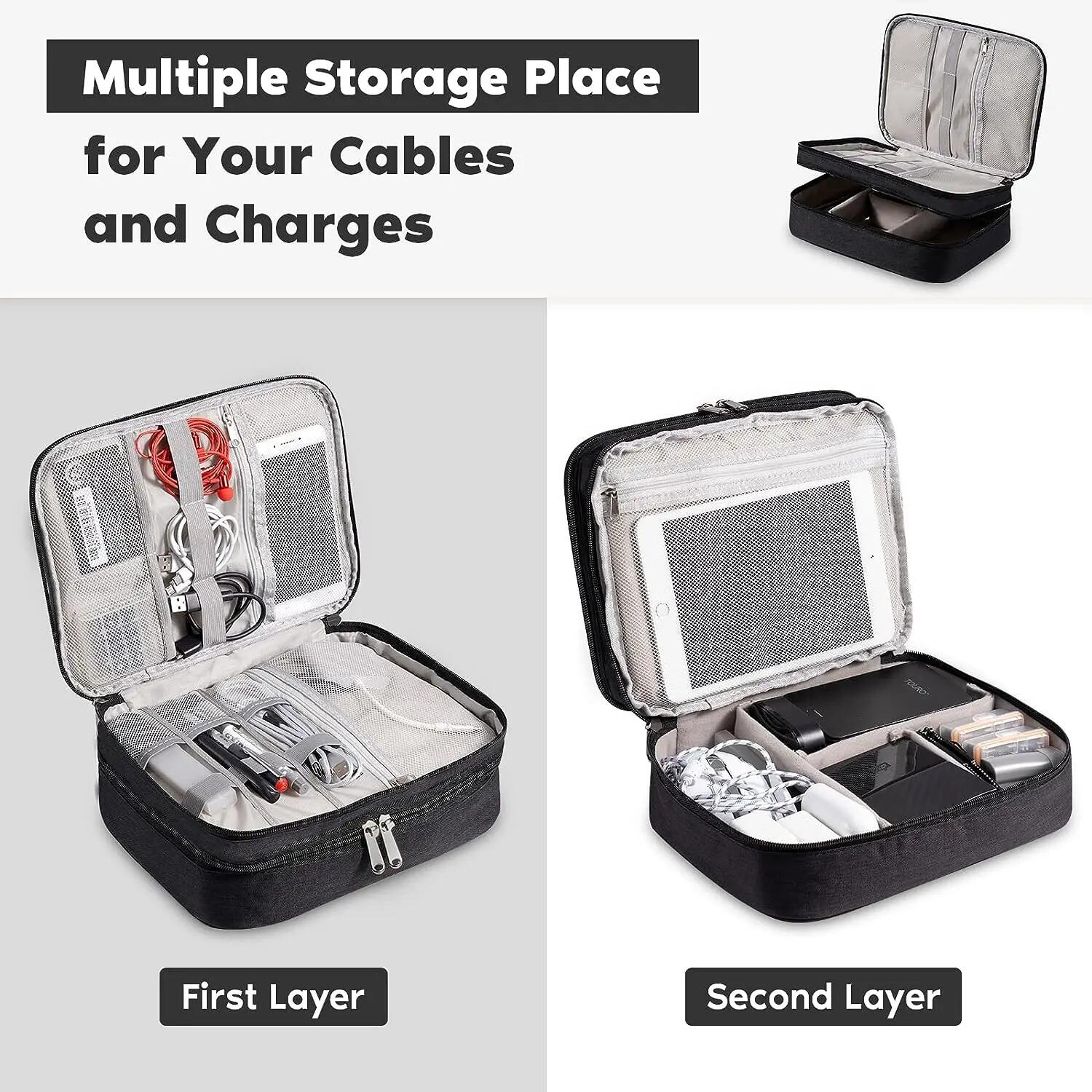 حقيبة التخزين الرقمية المحمولة - مراجعة Electronics Gadgets Bag وسعره