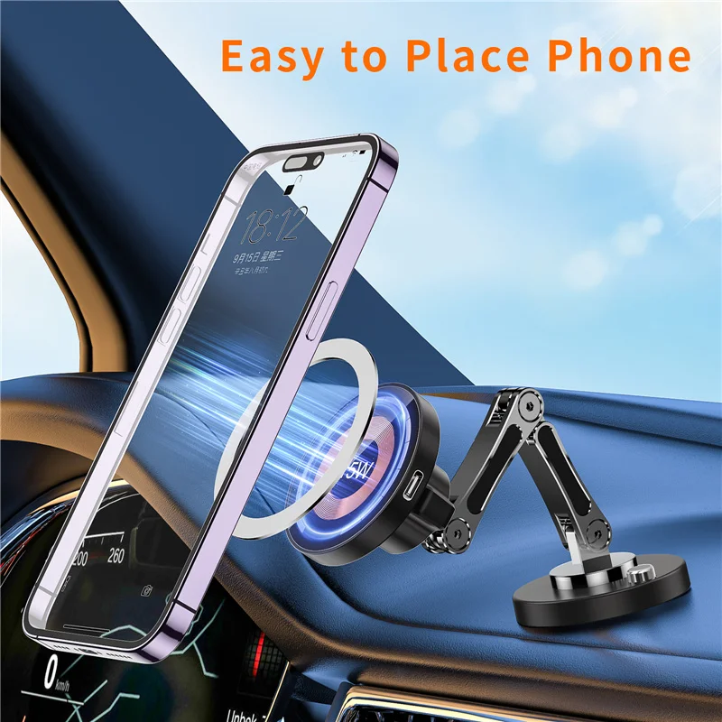 حامل شاحن لاسلكي مغناطيسي للسي - مراجعة Magnetic Charging Cable وسعره