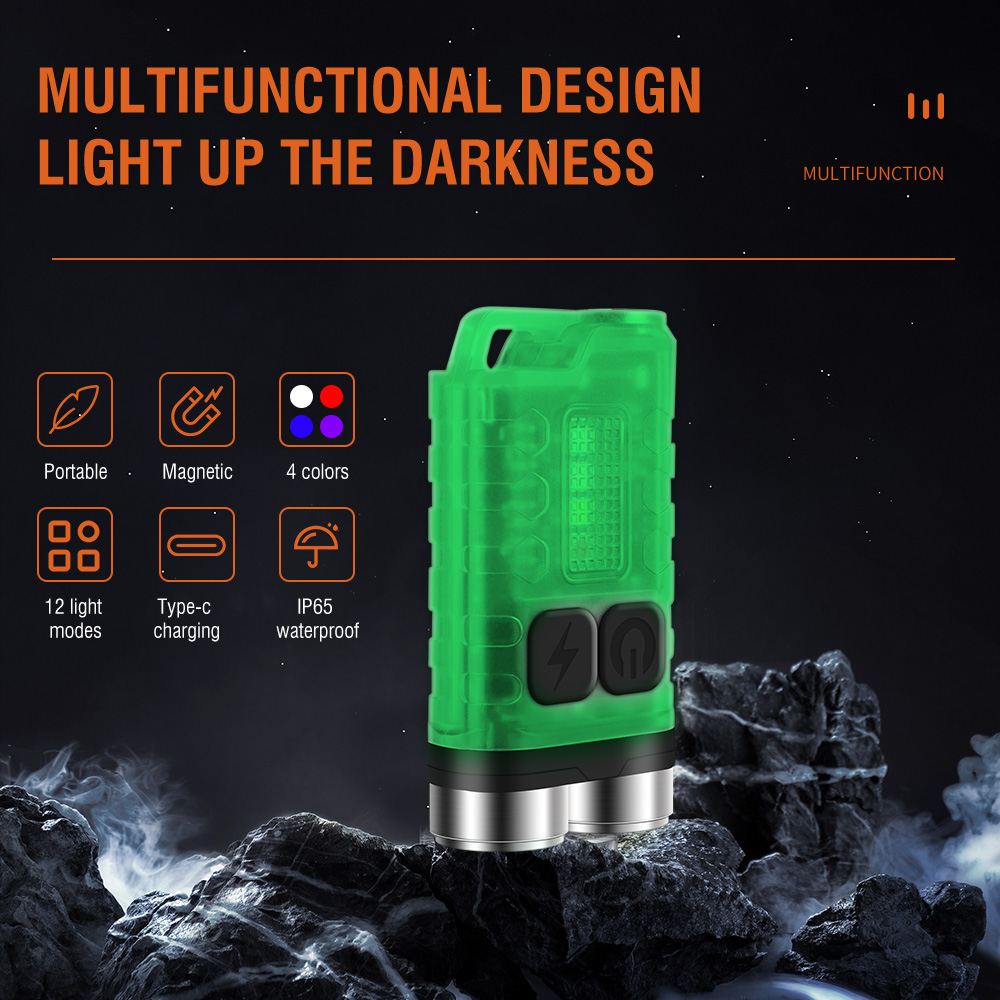 مصباح يدوي صغير V3 EDC بقوة 90 - مراجعة Mini Electronics Gadgets وسعره