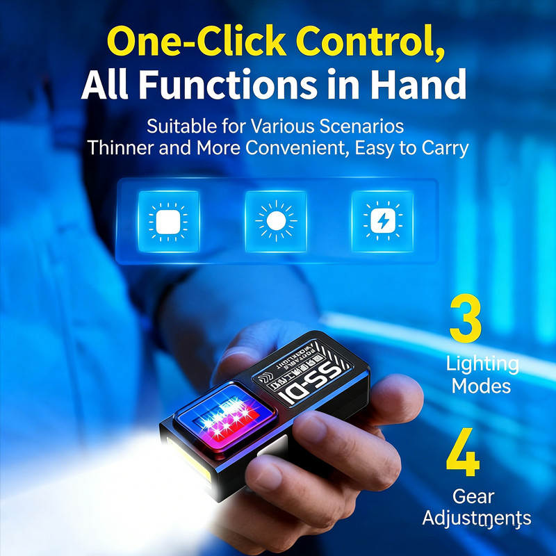 مصباح يدوي LED صغير قابل لإعاد - مراجعة Mini Electronics Gadgets وسعره