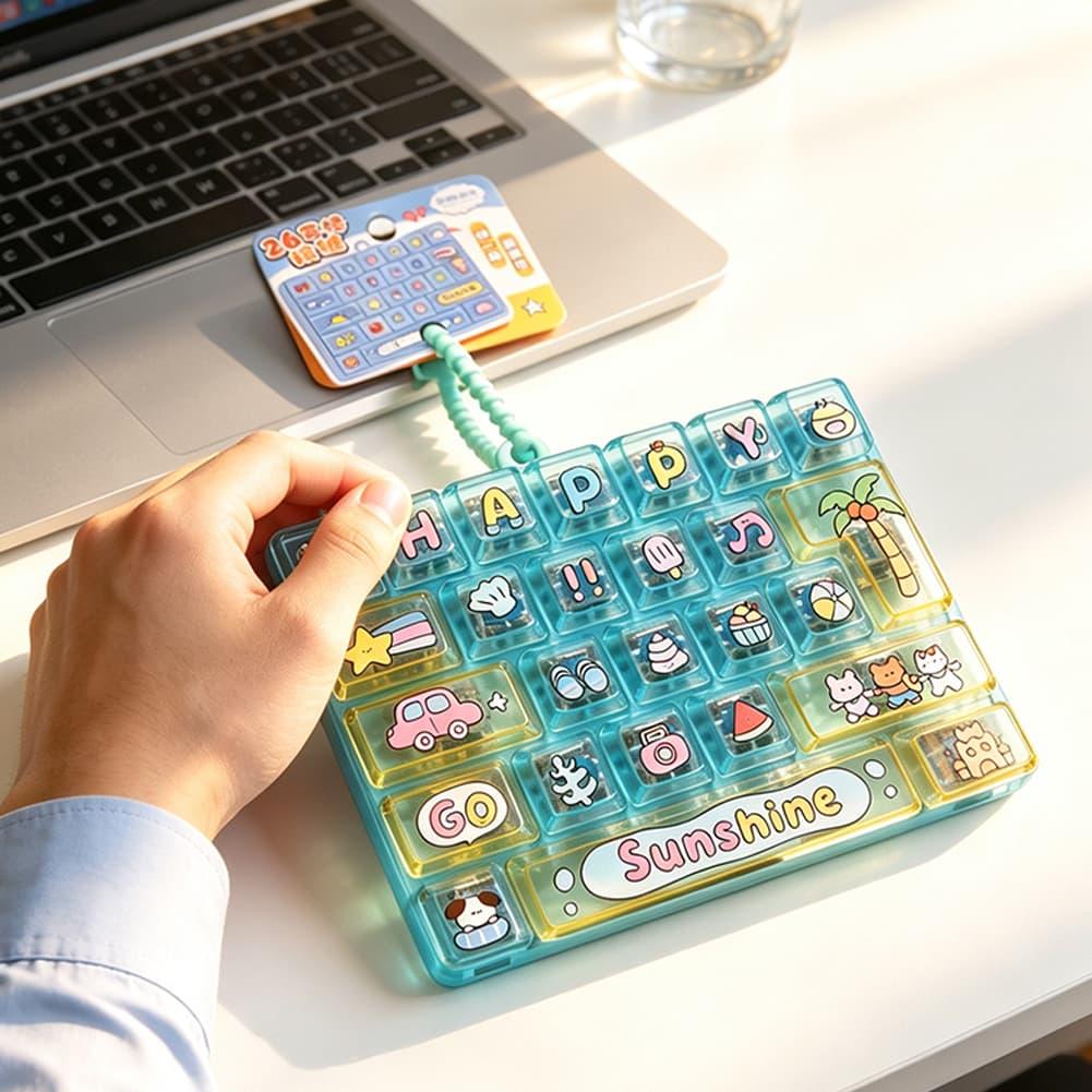 سلسلة مفاتيح بـ 26 زرًا لتخفيف - مراجعة Electronics Gadgets Bag وسعره