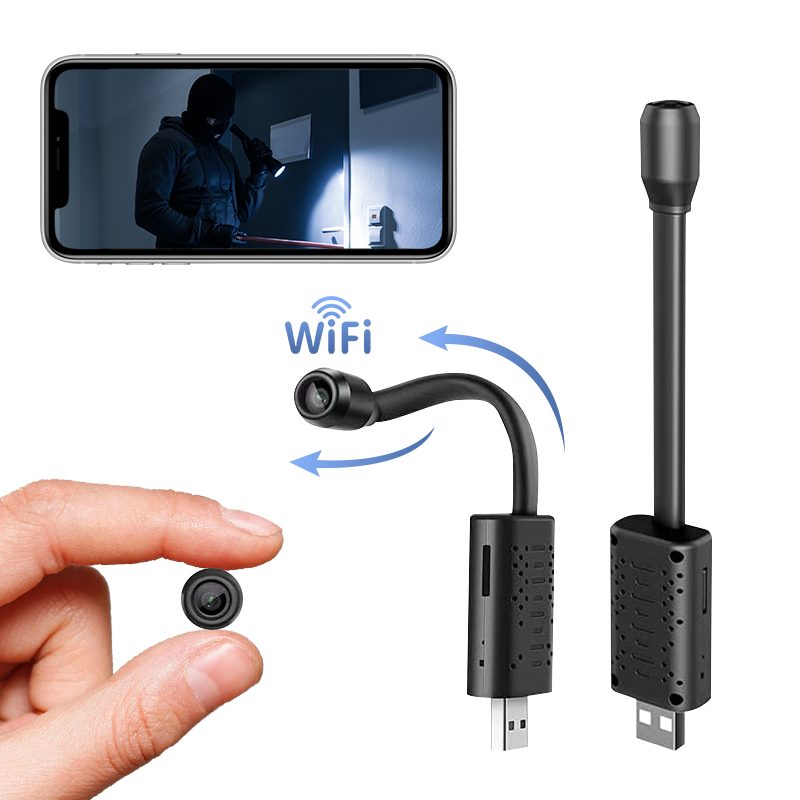 كاميرا واي فاي لاسلكية صغيرة V - مراجعة Mini Electronics Gadgets وسعره