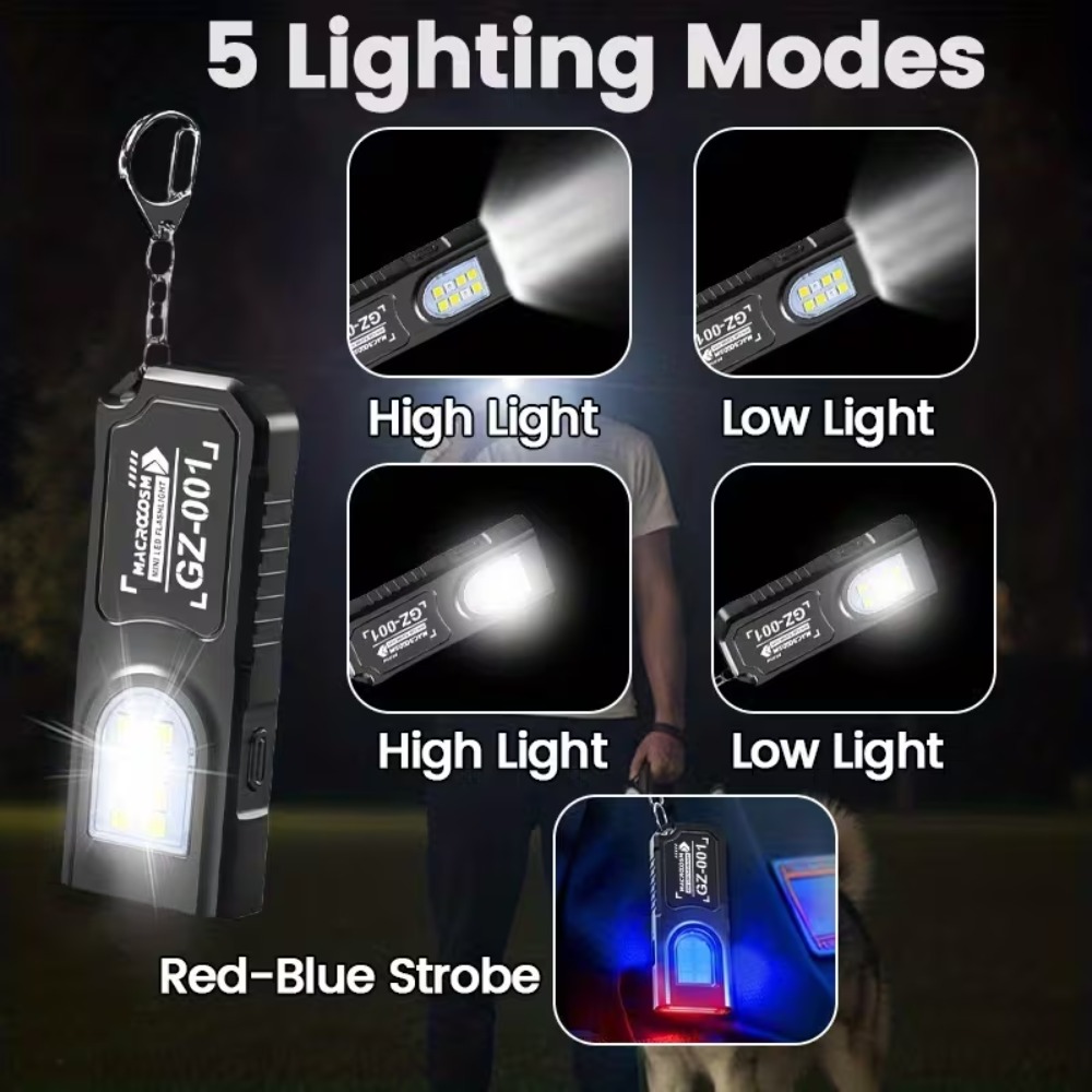 مصباح يدوي صغير COB LED بسلسلة - مراجعة Mini Electronics Gadgets وسعره
